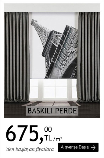 Baskılı Perde