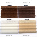 Cam Balkon Perdesi Mozaik Desenli