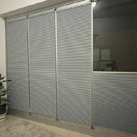 En Ucuz Güneşlik Plise Cam Balkon Perdesi - Plicell Merit Gri