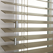 Polywood 50mm Ahşap Jaluzi Perde Açık Kahve