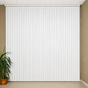 Pvc Dikey Perde Düz Renkleri Beyaz, Sarı, Krem, Pudra, Kahve, Gri Beyaz