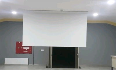 Somfy projeksiyon perdesi