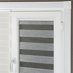 Cama Yapıştırmalı Balkon Camı Zebra Perde