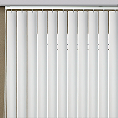 Beyaz Pvc Dikey Ofis İşyeri Perdesi Motorlu (Yüksek ve Geniş Pencereler için)