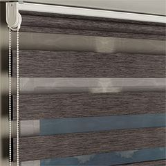 Gri Zebra Perde Bambu