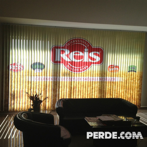 Baskılı Kumaş Dikey Perdeler (Logo, Manzara, Resim, Fotoğraf, Poster Baskılı)