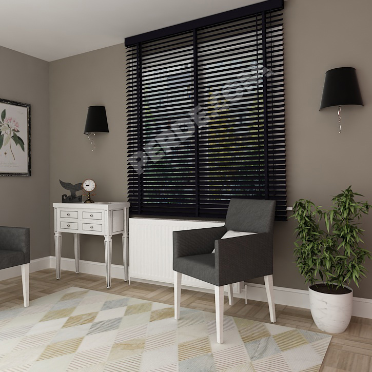 Ahşap jaluzi salon perdesi