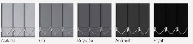 Antrasit Koyu Gri Stor Perde Renkleri