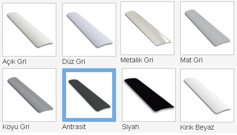 Antrasit Gri Jaluzi Perde Renkleri