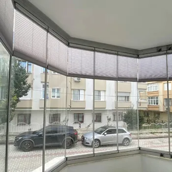 Cam balkon plise perde