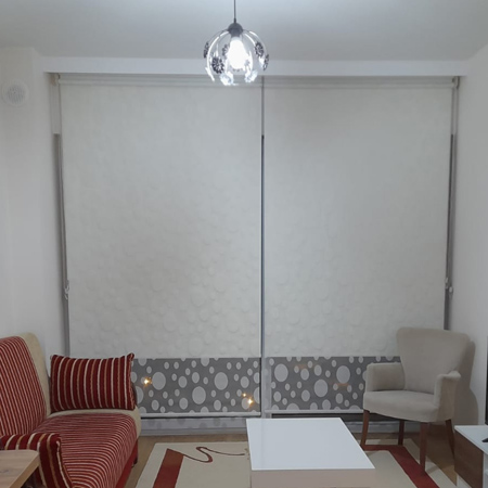 Çift mekanizmalı stor perde