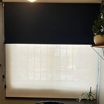 Çift mekanizmalı stor perde