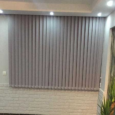 Dikey perde screen kumaş ile