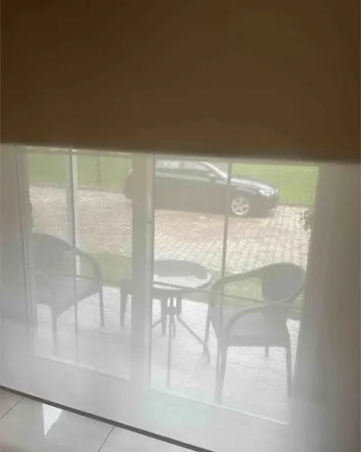 Düz sade tül stor ofis perdesi