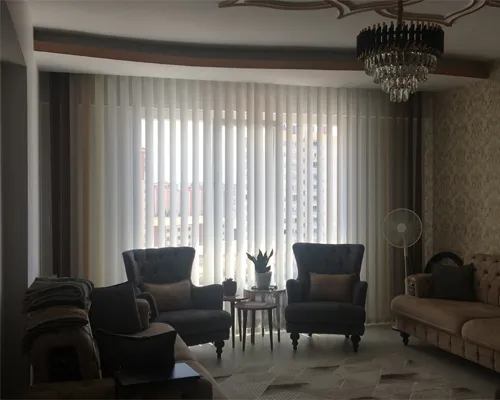 Fonlu dikey perde çok güzel ve modern