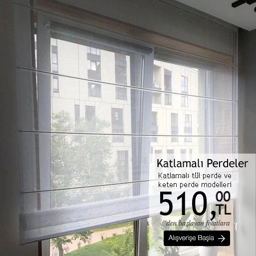 Katlamalı Tül Perde