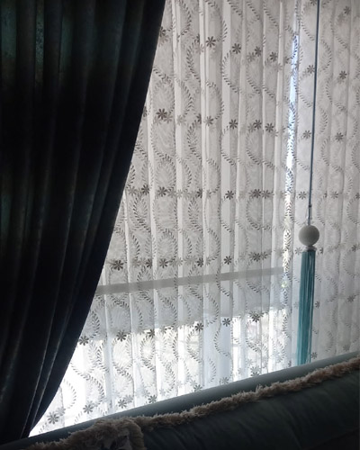 Keten güneşlik stor perde