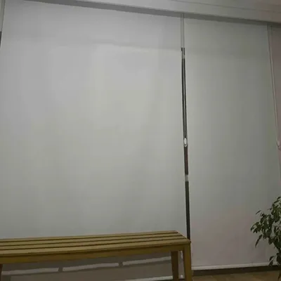 Kırık beyaz stor perde