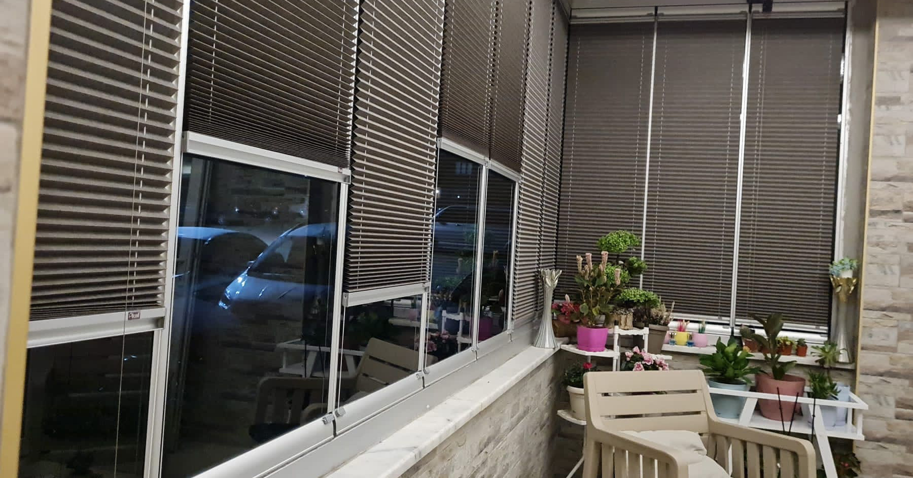 Plicell Cam Balkon Perdesi