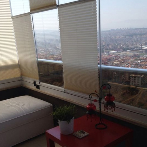 Plicell Cam Balkon Perdesi