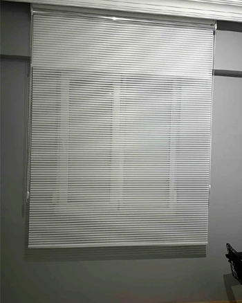 Ofis için Jaluzi Görünümlü Çift Mekanizmalı Stor Perde
