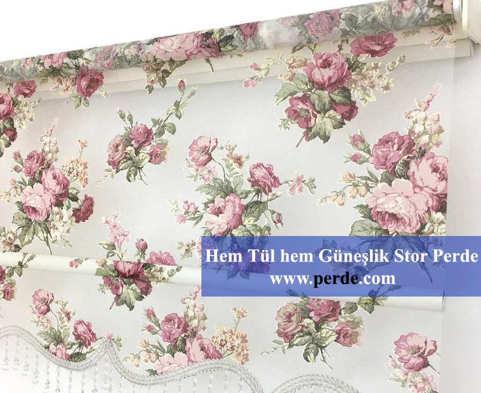 Hem Tül hem Güneşlik Stor Perde Hem Tül hem Güneşlik Stor Perde