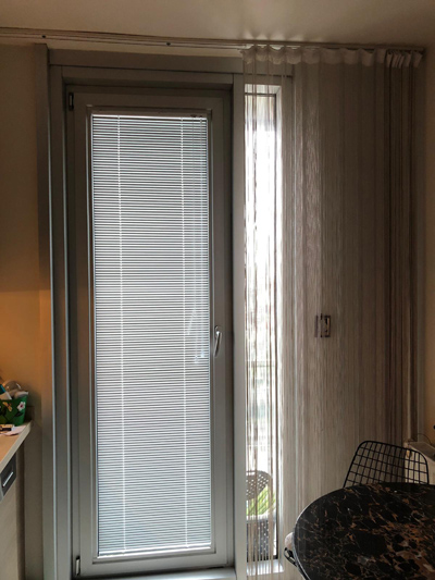 Balkon kapısına jaluzi perde