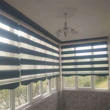 Pliseli Zebra Balkon Perdesi