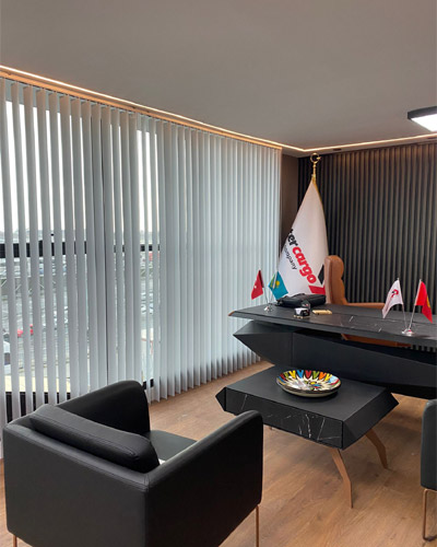 Pvc dikey ofis perdesi