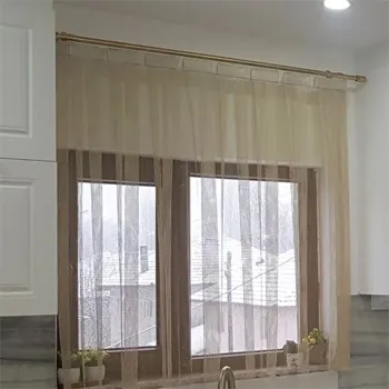 Rustik Kornişli Perde Borusu Askısı