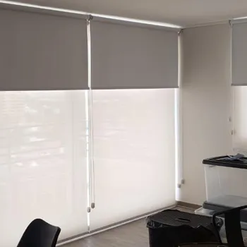 Sade tül ve stor ofis perdesi