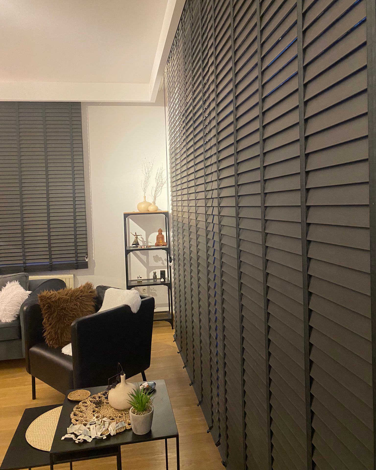 Salon Ahşap Jaluzi Perde Salon Ahşap Jaluzi Perde