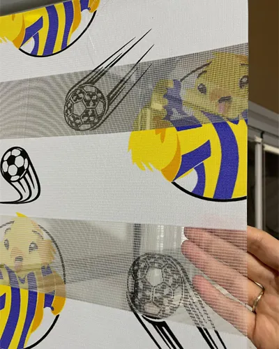 Taraftar Kanarya Desenli Genç Odası Zebra Stor Güneşlik Fenerbahçe Perdesi