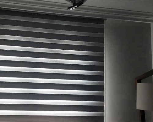Yatak odası zebra perde modelleri
